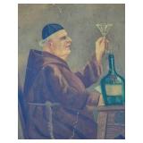 Flemish Style Tavern Oil Painting ~ Three Monks Playing Cards Flemish Style Tavern Oil Painting ~ Three Monks Playing Cards