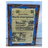 1987 Twins World Series Star Tribune Headline Clock 1987 Twins World Series Star Tribune Headline Clock