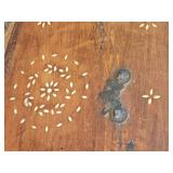 Vintage Teak Zanzibar Chest with Mother of Pearl Inlay Vintage Teak Zanzibar Chest with Mother of Pearl Inlay