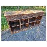 Jacobean Victorian Console Bookcase Jacobean Victorian Console Bookcase