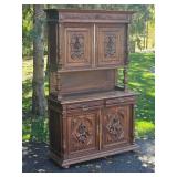 Italian Renaissance Carved Buffet Hutch Italian Renaissance Carved Buffet Hutch