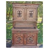 Italian Renaissance Carved Buffet Hutch Italian Renaissance Carved Buffet Hutch
