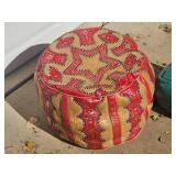 Moroccan Leather Poof Ottoman Pairing Moroccan Leather Poof Ottoman Pairing