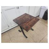 Iron Frame Campaign Side Table Iron Frame Campaign Side Table