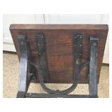 Iron Frame Campaign Side Table Iron Frame Campaign Side Table