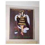 Veuve Amiot Cremant Du Roi Advertisement on Canvas Veuve Amiot Cremant Du Roi Advertisement on Canvas