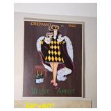 Veuve Amiot Cremant Du Roi Advertisement on Canvas Veuve Amiot Cremant Du Roi Advertisement on Canvas