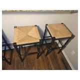 Carolina Cottage Rush Seat Twine Barstools Carolina Cottage Rush Seat Twine Barstools