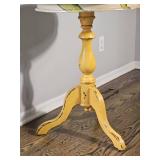 Handpainted Yellow Daisy Black Eyed Susan Accent Table Handpainted Yellow Daisy Black Eyed Susan Accent Table