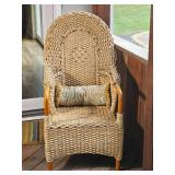 Rattan Wicker Accent Chair *As Is* Rattan Wicker Accent Chair *As Is*