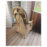 Rattan Wicker Accent Chair *As Is* Rattan Wicker Accent Chair *As Is*