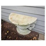 Outdoor Resin Footed Faux-Planter Pedestal Outdoor Resin Footed Faux-Planter Pedestal