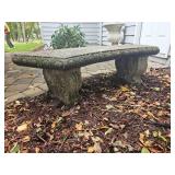 Classical Column Concrete Garden Bench Classical Column Concrete Garden Bench
