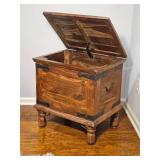 Rustic Industrial Storage Trunk Rustic Industrial Storage Trunk