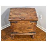 Rustic Industrial Storage Trunk Rustic Industrial Storage Trunk