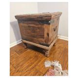 Rustic Industrial Storage Trunk Rustic Industrial Storage Trunk