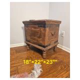 Rustic Industrial Storage Trunk Rustic Industrial Storage Trunk