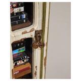 Slender Windowed Media Cabinet Slender Windowed Media Cabinet
