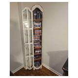 Slender Windowed Media Cabinet Slender Windowed Media Cabinet