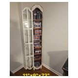 Slender Windowed Media Cabinet Slender Windowed Media Cabinet
