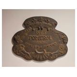Decorative Resin Pomerol Grand Vin de Bordeaux Plaque Decorative Resin Pomerol Grand Vin de Bordeaux Plaque