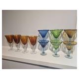 Art Glass Martini Glasses & Goblets Art Glass Martini Glasses & Goblets