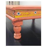 Beautiful Vibrant Pooja Chowki Pedestal Beautiful Vibrant Pooja Chowki Pedestal