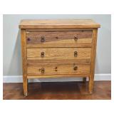 Primitive Three Drawer Desser Primitive Three Drawer Desser