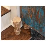 Distressed Windowed Sideboard Cabinet Distressed Windowed Sideboard Cabinet