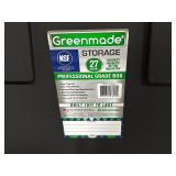 Greenmade 27 Gallon Totes one cracked lid Greenmade 27 Gallon Totes one cracked lid