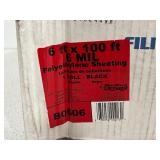 Plastic Sheeting 6FT x 100 FT Black 6 Mil Plastic Sheeting 6FT x 100 FT Black 6 Mil
