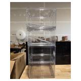 Stackable Shoe Box Containers Stackable Shoe Box Containers