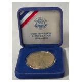 2005 Silver Liberty Eagle 24K Gold Plated in Case Very Nice- Type 1