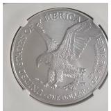 2025 Silver Eagle Slab Westpoint  MS70 Type 2