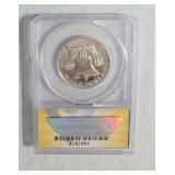 1959 Franklin 50C Silver Proof PF65 Slab