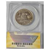 1959 Franklin 50C Silver Proof PF65 Slab