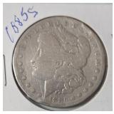1885 S Morgan Silver Dollar