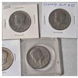 1972 -1974 Kennedy Half Dollars