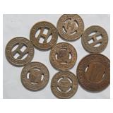 Northern Transit Co Fargo ND -Transit Tokens from 1937-1955
