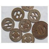 Northern Transit Co Fargo ND -Transit Tokens from 1937-1955