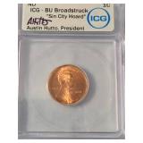 2001 Broadstruck "Sin City Hoard" Cent