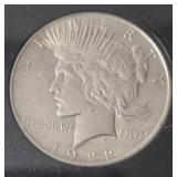 1922 Silver Peace Dollar BU