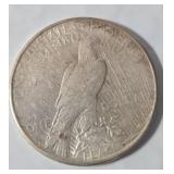 1923 S Silver Peace Dollar VF