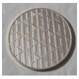 1 Troy Oz. Fine Silver Round,  ASAHI REFINING.