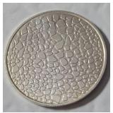 1 Troy Oz. Fine Silver Round. Pioneer Metals.