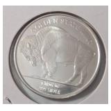 1 Troy Oz. Fine Silver Round - Golden State MS66