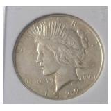 1922 D Peace Dollar  VF