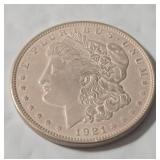 1921 Morgan Silver Dollar VF