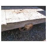 Nutting cart, the bed measures 27 x...