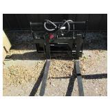 Side shift hydraulic fork attachmen...